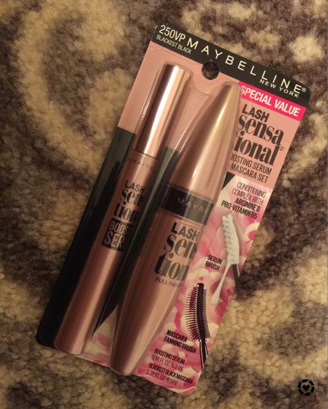 Maybelline Lash Serum, Homemade Body Care, Brown Hairstyles, Lash Sensational, Mascara Set, Girly Makeup, Maybelline Lash Sensational, Mascara Primer, Serious Skin Care