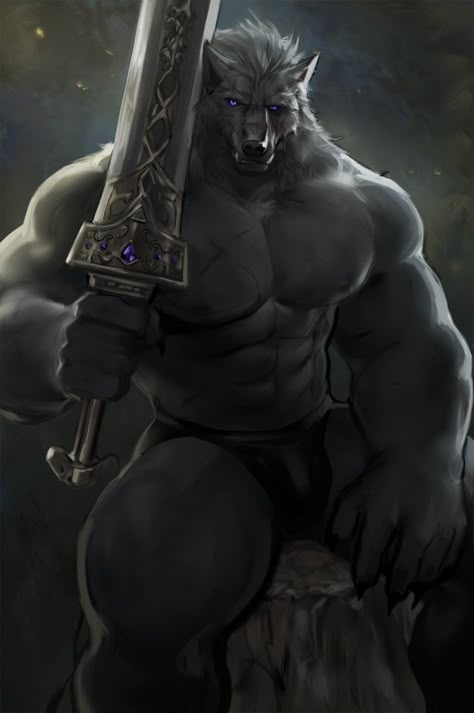 Hot Monster Art, Werewolf Art, Kaiju Art, Dark Anime Guys, Anime Guys Shirtless, Arte Animal, Anime Character Drawing, Dark Souls, Pokemon Art