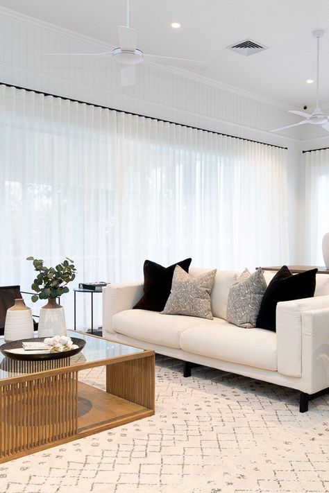 Curtains Ideas For Living Room, Curtain Bang Hairstyles, Curtain Bangs Hairstyle, White Curtains Living Room, Sheer Curtains Bedroom, Curtain Bangs Hairstyles, Lounge Curtains, Sheers Curtains Living Room, Dining Room Window Treatments