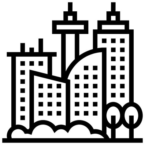 Program Icon, Shape Icons, Cityscape Architecture, Urban Icon, Port Louis, Building Icon, City Icon, City Drawing, Pencil Drawings Easy