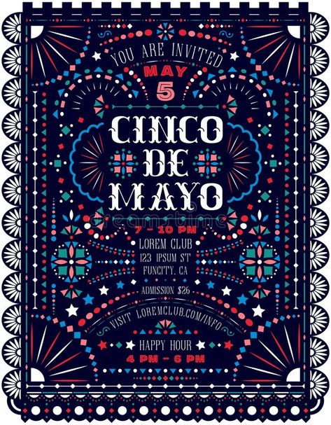 Cinco De Mayo celebration announce poster template with Mexican national decorat , #AD, #template, #poster, #national, #Mexican, #announce #ad Cinco De Mayo Celebration, Mexican Embroidery, Elements Design, Mexican Designs, Mexican Party, Fiesta Party, Cut Paper, Free Vector Graphics, Design Ad