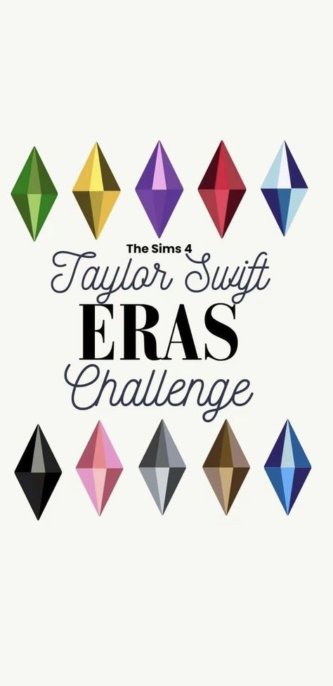 The Sims 4 No Mods and Custom Content | Taylor Swift Eras Challenge  | Facebook Taylor Swift Sims 4 Challenge, Sims 4 Cc Taylor Swift Decor, Sims 4 Challenge, Taylor Swift Sims 4 Cc, Taylor Swift Makeup, Sims 4 Challenges, Pelo Sims, Sims House Design, Sims Resource