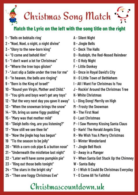 Christmas Song Matching Game Christmas Candy Dice Game Free Printable, Christmas Song Picture Game Printable, Emoji Christmas Song Game Free Printable, Christmas Song Riddles Free Printable, Christmas Song Bingo Free Printable, Name That Christmas Song Game Answers, Christmas Song Challenge, Christmas Movie Games Free Printable, Christmas Song Games With Answers