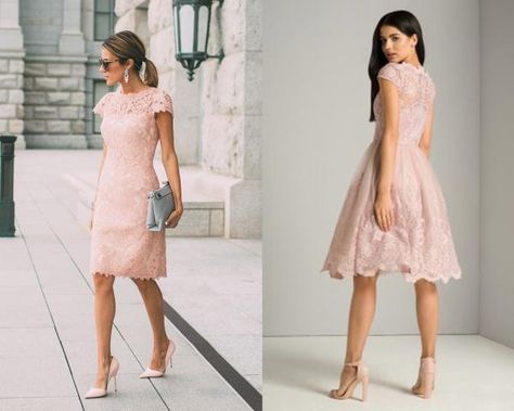 What Shoes Can I Wear with a Pale Pink Dress? #fashion #trends #dress #pink #shoes Shoes For Light Pink Dress, Pale Pink Dress Outfit Wedding, Pale Pink Dress Outfit, Vestido Rosado Outfit, Light Pink Dress Outfit, Blush Pink Dress Outfit, Pink Semi Formal Dresses, Dusky Pink Dress, Colour Shoes