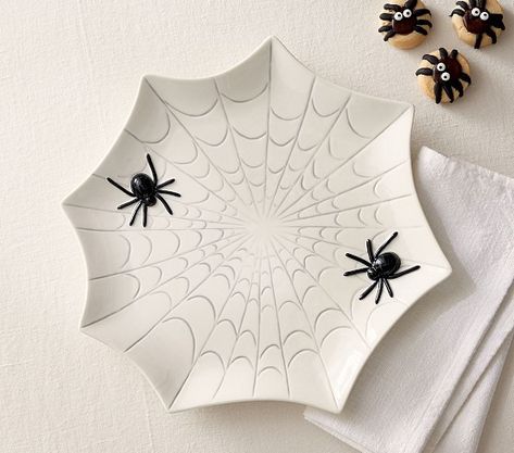 New Arrivals: Halloween Costumes | Pottery Barn Kids Ceramic Platter, Ceramic Platters, Insulated Lunch Box, Halloween Accessories, Consumer Products, Food Store, Table Top Decor, Pottery Barn Kids, Spiders