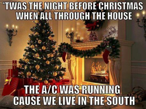 Texas Christmas                                                                                                                                                                                 More Southern Humor, Christmas Memes, Christmas Jokes, Twas The Night, Dc Memes, Arctic Circle, Holiday Humor, The Night Before Christmas, Christmas Quotes