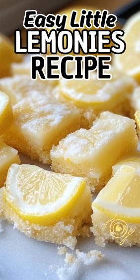 Easy Little Lemonies Recipe Lemonies Recipe, Carrot Cake Cheesecake Recipe, Crockpot Chicken Spaghetti, Peach Pound Cakes, Butter Substitute, Easy Carrot Cake, Carrot Cake Cheesecake, Lemon Flavor, Refreshing Desserts