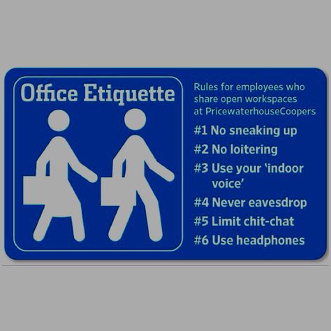 Fun, but practical office etiquette. #personalbrand #etiquette Office Ettiquite, Office Etiquette, Professional Etiquette, Professional Quotes, Office Rules, Work Etiquette, Workplace Communication, Business Etiquette, Overseas Jobs