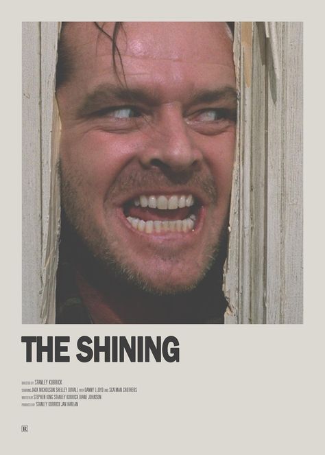 The Shining Movie Poster, Shining Movie Poster, The Shining Movie, Indie Movie Posters, Iconic Movie Posters, Movie Card, Film Posters Minimalist, Septième Art, Film Poster Design