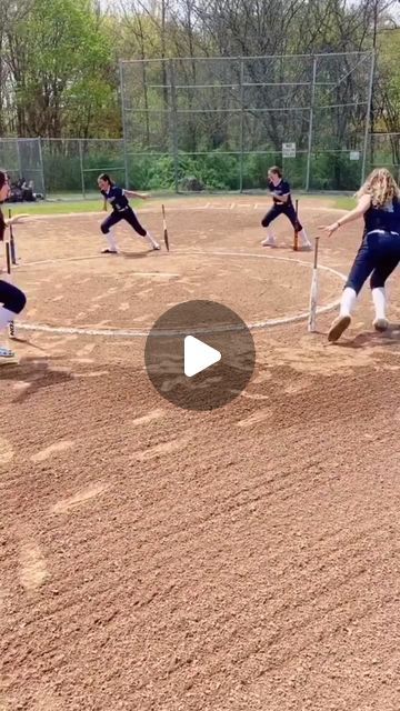 Softball Pitcher Hairstyles, Softball Team Bonding Ideas, Fun Softball Games For Practice, Softball Tiktoks, Softball Plays, Softball Aesthetic, Baseball Coaching, Softball Workouts, Youth Softball