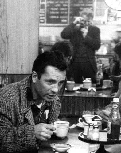 Jack Kerouac Photo, Jack Kerouac Aesthetic, Beatnik Style, Allen Ginsberg, Beat Generation, Animal Education, Jack Kerouac, Writers And Poets, Drinking Coffee