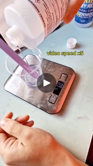 31K views · 566 reactions | This tutorial is how I mix the epoxy resin crystal clear. Here is step by step how I prepare and mix. Enjoy watching 😍
Epoxy Resin from Teexpert -... | By Glittering Resin Art | How I mix the epoxy resin
crystal clear. I've been quite often asked how I mix my epoxy
resin crystal clear. Here is my tutorial. Put the bottles in
hot water but not boiled. Five minutes should be enough. They are warm enough to be
ready to mix. Use always a silicone stick.
The wooden sticks will make more bubbles. Pour the resin very slowly
otherwise will make more bubbles. Again, very slowly. The resin is very clear now
because it's warm. Stir slowly to prevent any
bubbles making. Stir in a circular way and easy
scratch the bottom of the cup. The hardener is heavier and
goes to the b How To Use Resin Hand Drill, How To Mix Resin And Hardener, Epoxy Projects, How To Make Crystals, Resin Ideas, Creative Craft, 10k Views, Resin Craft, Art How