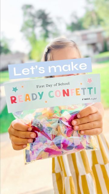 Ready Confetti Free Printable, Ready Confetti Preschool, Ready Confetti, Jitter Glitter, First Day Jitters, Feeling Excited, Prep School, Back 2 School, One Day