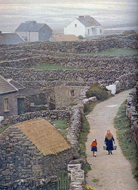 Ireland 1800s, Traditional Irish Clothing, Ireland Coast, Rural Ireland, Irish Famine, Ireland Aesthetic, Ireland History, Images Of Ireland, Ancient Ireland