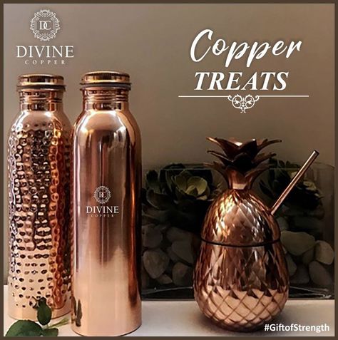 Copper Kitchen Accents Decor, Copper Kitchen Accents, Kitchen Crockery, Royal Kitchen, Tumblr Room Decor, Copper Water Bottle, Copper Utensils, Copper Vessel, Unique Home Accessories