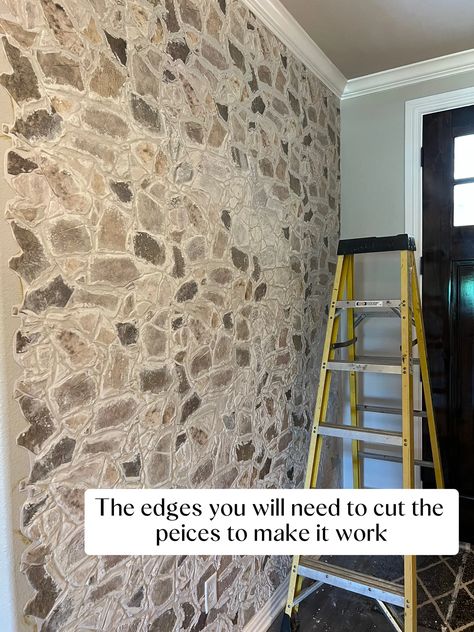 DIY Faux Stone Wall | Gallery posted by Mary Mckee | Lemon8