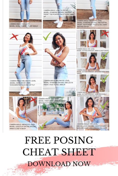 Photography Posing Guide Cheat Sheets, Headshots Women, Pic Poses, Baby Shoot, Photography Posing Guide, Posing Tips, Poses Photography, Best Poses For Pictures, Posing Guide