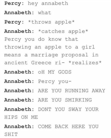 Percabeth Proposal, Percy Jackson Ships, Zio Rick, Rick Riordan Series, Percy Jackson Head Canon, Frank Zhang, Percy And Annabeth, Peter Johnson, Percy Jackson Quotes