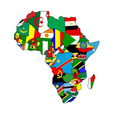 Continent of Africa. The continent of Africa made up from country shaped flags o , #AFFILIATE, #continent, #country, #Continent, #Africa, #african #ad African Continent Art, All Country Flags, Hug Cartoon, Africa Continent, Book Displays, African Flag, Graffiti Words, African Continent, Africa Art