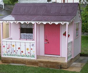 Pygmy Goat House, Pygmy Goats, Outside Flooring, Goat House, Wooden House Design, Backyard Playhouse, Garden Mural, Wendy House, Timber Deck