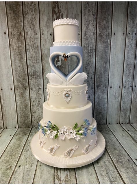 Swan Wedding Cake, Irish Wedding Cake, Skull Wedding Cakes, Wedding Cake Base, Heart Wedding Cake, Wedding Cake Options, Extravagant Wedding Cakes, Heart Wedding Cakes, Swan Wedding