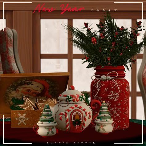 The Sims 4 CC pack - New Year - part 5 (early access) | PufferSuffer on Patreon The Sims 4 Cc Pack, Sims 4 Seasons, Christmas Poses, Sims Packs, Free Sims 4, Sims 4 Expansions, Outside Decorations, Sims 4 Update, Sims 4 Cc Packs