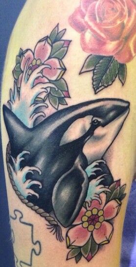 Free Willy Free Willy, School Tattoo, Old School Tattoo, Flower Tattoo, Old School, Tattoo Ideas, Tattoos, Saying Goodbye, Flowers