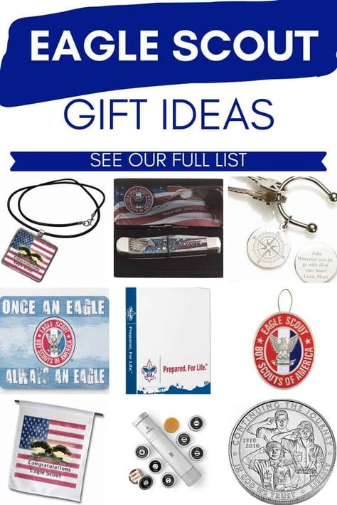 Eagle Scout Gifts - Best Gifts For People Who Are Eagle Scouts #eaglescouts #giftguide #boyscouts #scoutsbsa #eaglescoutgift Patch Display, Eagle Scout Gifts, Eagle Scout Ceremony, Patches Display, Fishing Gifts For Dad, Eagle Scouts, Men's Gifts, Best Bridesmaid Gifts, Great Graduation Gifts