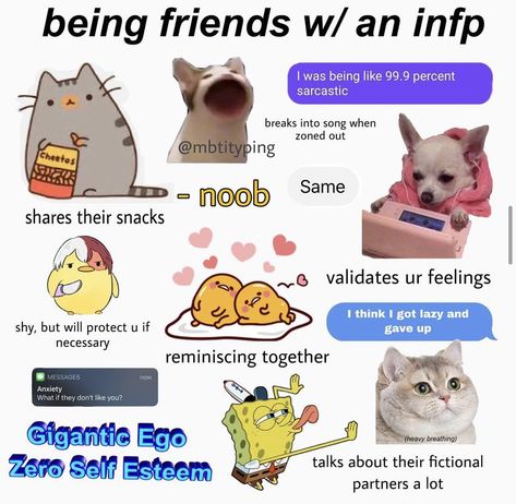 minastyping on ig (don’t use 16personalities) Infp Vibes, Infp X Entp, Entp X Infp, Infp 4w5, Infp Things, Infp Problems, Infp Enfj, Infp T Personality, Infp Relationships