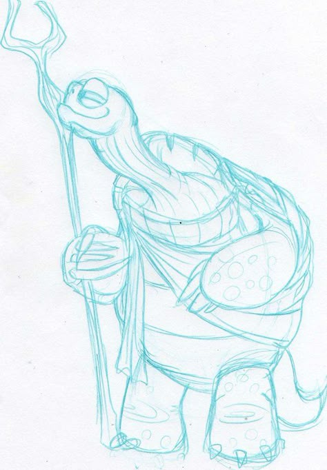 Kung Fu Panda Illustration, Master Oogway Drawing, Oogway Tattoo, Dnd Design, Master Oogway, Panda Illustration, Animation Characters, Sleeves Ideas, Sleeve Ideas