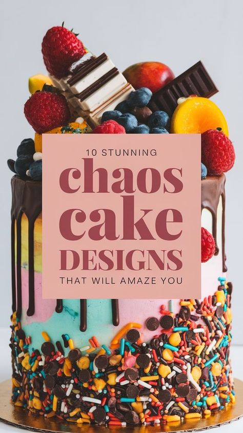 Indulge in the world of baking with these 10 astonishing chaos cake designs that are sure to impress at any celebration.

From vibrant colors to whimsical shapes, these cakes are a feast for the eyes and taste buds alike.

Get inspired by creative techniques and unique flavor combinations that will elevate your baking game.

Click to see all 10 designs and unleash your inner cake artist today! January Wreath Ideas, Baking Games, Cake Artist, Flavor Combinations, Beach Themed Party, Edible Gold, Traditional Cakes, Fruit Slice, Classic Cake