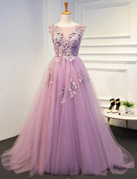 Purple Formal Dresses, Lilac Prom Dress, Lilac Prom Dresses, Chic Prom Dresses, Evening Dress Long, A Line Prom Dresses, Lace Evening Dresses, Tulle Prom Dress, Long Prom Dresses