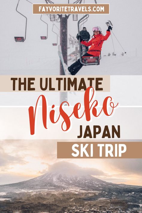 A Complete Guide To Powder Skiing in Niseko Japan — Fayvorite Travels 2.0 Niseko Ski Resort, Japan Skiing Niseko, Japan Snowboarding, Japan Skiing, Niseko Japan, Skiing In Japan, Winter In Japan, Powder Skiing, Backcountry Skiing