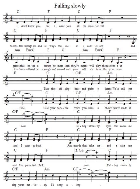 falling slowly. Falling Slowly, Ukulele Lesson, Easy Piano Sheet Music, Piano Chords, Easy Piano, Piano Sheet, Piano Music, Piano Sheet Music, Ukulele