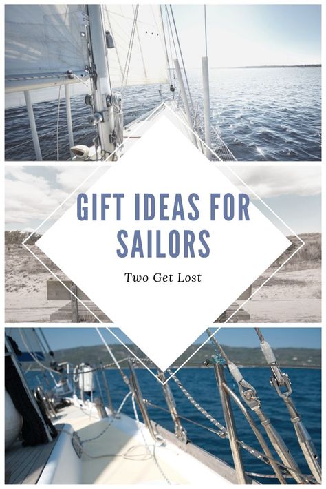 The ultimate list of sailing gifts for sailors.  After a year living on a boat we have put together a list of gift ideas to suit even the most fussy of sailors.  #gifts #sailing #sailor #presents #sailboat Sailboat Life, Living On A Sailboat, Liveaboard Sailboat, How To Sail, List Of Gift Ideas, Gift Hacks, Sailing Gifts, Sailboat Living, Best Countries To Visit