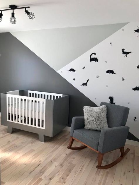 Love this wall design! Walls Ideas, Baby Boy Bedroom, Colorful Kids Room, Parents Room, Baby Room Design, Nursery Baby Room, Toddler Bedrooms, Trendy Bedroom, Boy Bedroom