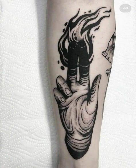 Occult Tattoo, Fire Tattoo, Greek Tattoos, Tattoo Magazines, Tattoo Project, Time Tattoos, Black Ink Tattoos, Art Tattoos, Dope Tattoos