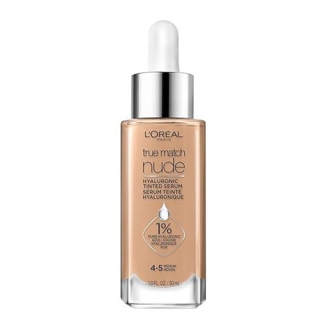 Amazon.com: L'Oreal Paris True Match Nude Hyaluronic Tinted Serum Foundation with 1% Hyaluronic acid, Light 2-3, 1 fl. oz. : Everything Else Loreal Skin Tint, Chrismas Wishes, Loreal Paris True Match, Tinted Serum, Loreal True Match, Dream Makeup, Diy Skin Care Routine, Serum Foundation, 2024 Wishlist