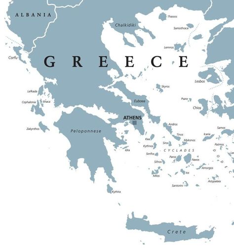 Greece Islands Map, Paros Greece Map, Map Of Greece Aesthetic, Map Of Greece And Islands, Sociology Project, Resorts In Greece, Greek Islands Map, Greece Island Hopping, Crete Map