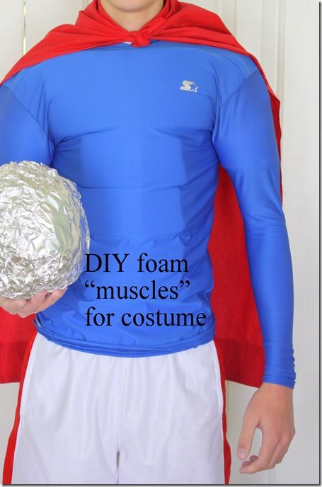 Superhero Costumes For Men, Justice League Costumes, Old Tee Shirts, Halloween Costume Props, Fake Muscles, Crafts For Seniors, Muscle Shirt, Muscle Shirts, Pink Peony