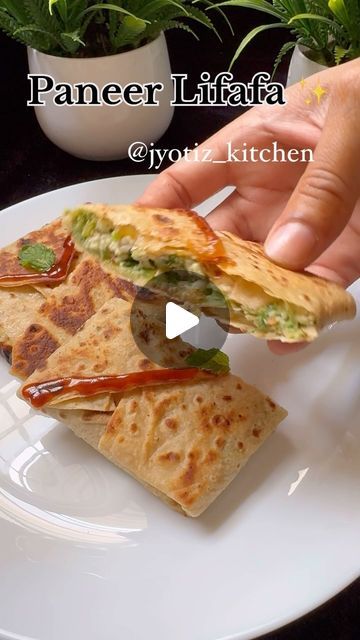 jyotiz kitchen on Instagram: "Paneer Lifafa .. . Impress your kids with this amazing Tasty Lifafa .. . Healthy & Delicious Treat.. . Must try for Breakfast & For Tiffin .. . Follow for more.. . . #breakfast #food #foodie #foodporn #instafood #lunch #healthyfood #yummy #foodphotography #delicious #brunch #tasty #delicious #foodblogger #foodstagram #homemade #instagood #healthy #breakfastideas #foodlover #love #goodmorning #healthylifestyle #tasty #vegan #morning #jyotiz_kitchen #breakfasttime #veggie #healthybreakfast" Indian Breakfast Ideas Mornings, South Indian Veg Recipes, Paneer Dishes Starters, Paneer Lifafa Recipe, Instant Tiffin Recipes, Tifin Idea For Kids, Daily Breakfast Ideas, Brunch Ideas Indian, Morning Breakfast Ideas Indian