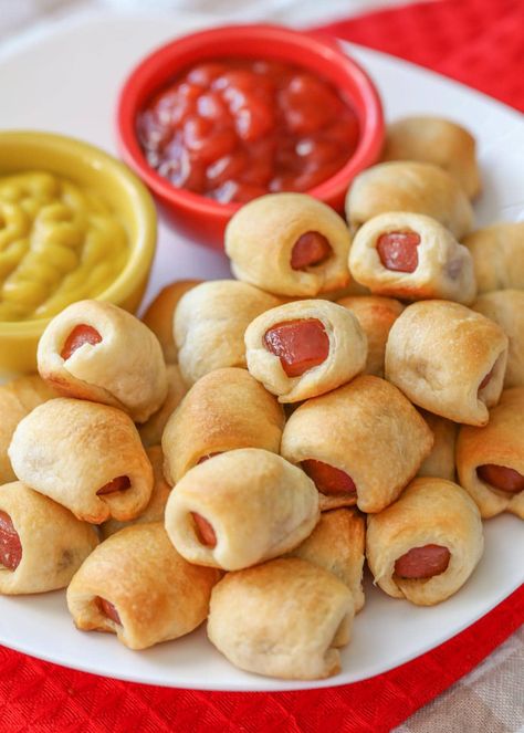 Lite Meals, Mini Hot Dogs, Kid Lunches, Toddler Dinner, Kids Dinner, Nuggets Recipe, Crescent Roll Recipes, Kid Friendly Dinner, Kid Food