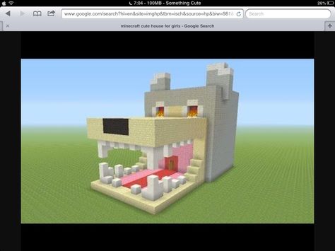 Dog House Minecraft, Villa Minecraft, Minecraft Dogs, Construction Minecraft, Survival House, Minecraft Decoration, Starter House, House Tutorial, Ender Dragon