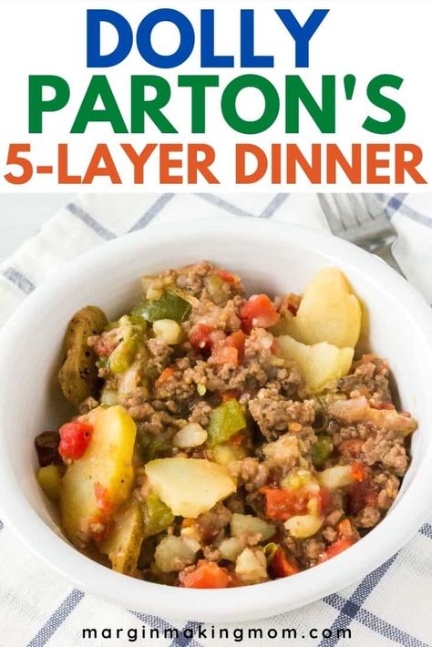 Learn how to make the famous Dolly Parton 5-layer casserole in your Instant Pot! It's an easy dinner recipe for your busy weeknights. Dolly Parton 5 Layer Casserole Recipe, Dolly Parton Five Layer Casserole, Dolly Parton Potato Salad, Dolly Parton's 5 Layer Casserole, Dolly Parton 5 Layer Casserole, Dolly Parton Casserole, Dollywood Copycat Recipes, Dolly Parton Casserole Recipe, Dollywood Recipes