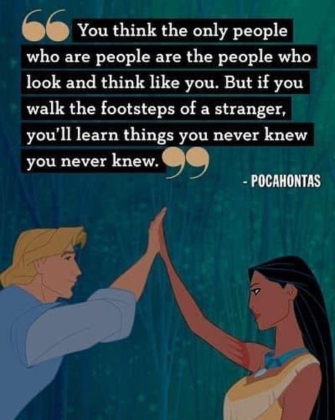 Pocahontas Quotes, Disney Characters Quotes, Black Love Movies, Beautiful Disney Quotes, Inspirational Poems, Quotes About Photography, Character Quotes, Disney Life, Sassy Quotes