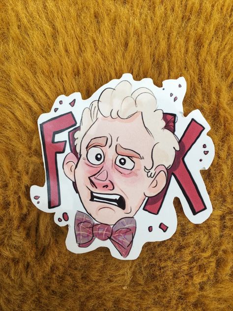 Fandom Stickers, Demon Stories, Silly Puppets, Good Omens Book, Good Omens, Angels And Demons, Waterproof Vinyl, Fashion Lover, Sticker Design