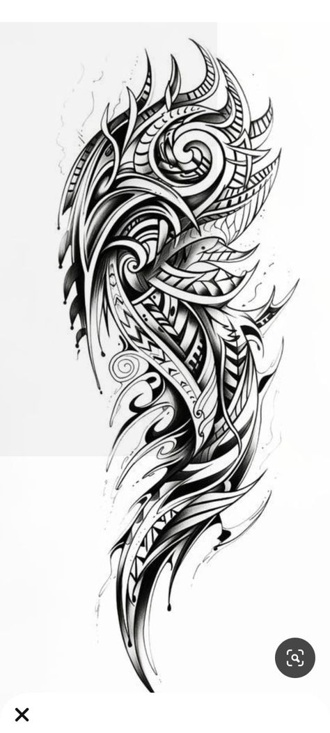 Maori Tattoo Patterns, Geometric Tattoo Stencil, Tato Mandala, Tato Maori, Unique Tattoos For Men, Geometric Mandala Tattoo, Realistic Tattoo Sleeve, Creative Tattoo, Bull Tattoos