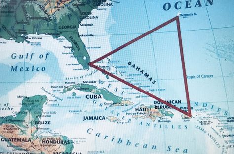 Bermuda Triangle Pictures, Maps Aesthetic, Myth Busters, Modern Myth, Bermuda Triangle, European Countries, Belize, Social Studies, Jamaica