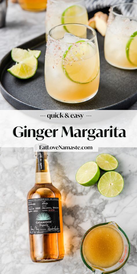 Ginger Beer Margarita, Ginger Margarita, Ginger Cocktail Recipes, Holiday Margaritas, Tequila Mixed Drinks, Spicy Margarita Recipe, Cocktail Recipes Tequila, Ginger Beer Cocktail, Ginger Cocktails