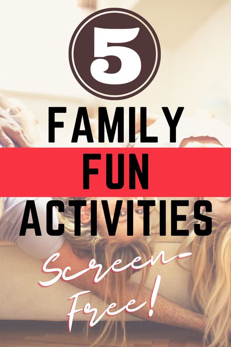 If your family is suffering from cabin fever, try one of these fun family activities tonight! Give your kids a break from the screen-time and make some memories! Momming | Better Mom | Family Fun | Things to do with the Kids | Screen-Free Activities Better Mom, Screen Free Activities, Family Get Together, Fun Family Activities, Screen Free, Cabin Fever, Family Event, Family Mom, Free Activities